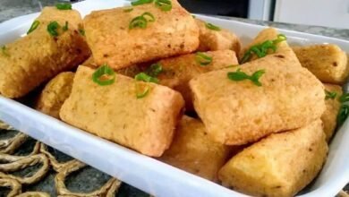 Mandioca frita cremosa perfeita para acompanhar diversos tipos de carne