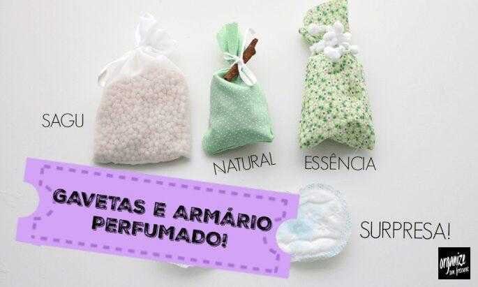 5 Ideias para deixar o armário e as favetas perfumadas