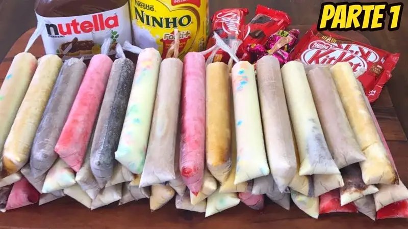 7 receitas de sacolé (din din) gourmet