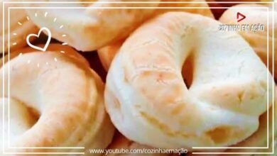Biscoito de Queijo com Apenas 3 Ingredientes