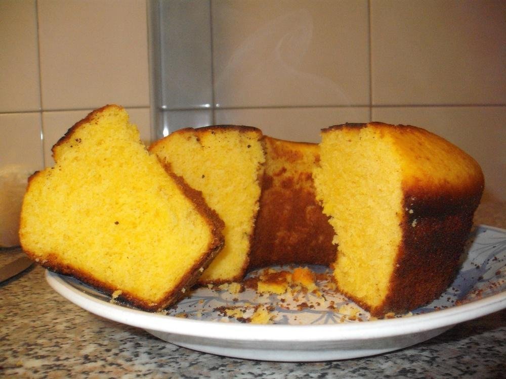 Bolo de Fubá de Liquidificador