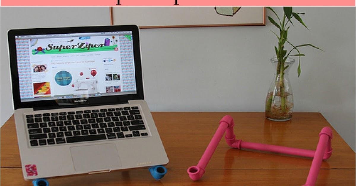 Como fazer um suporte para notebook usando tubo PVC