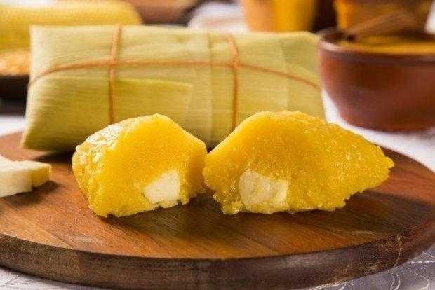 Como fazerPamonha Recheada com Queijo