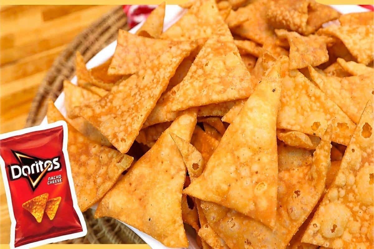 Doritos caseiro fica perfeito e é muito fácil de preparar