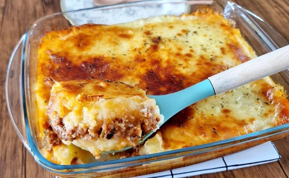 escondidinho de batata e carne moída q