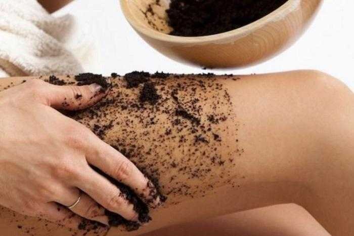 Extermine a celulite utilizando a borra do café