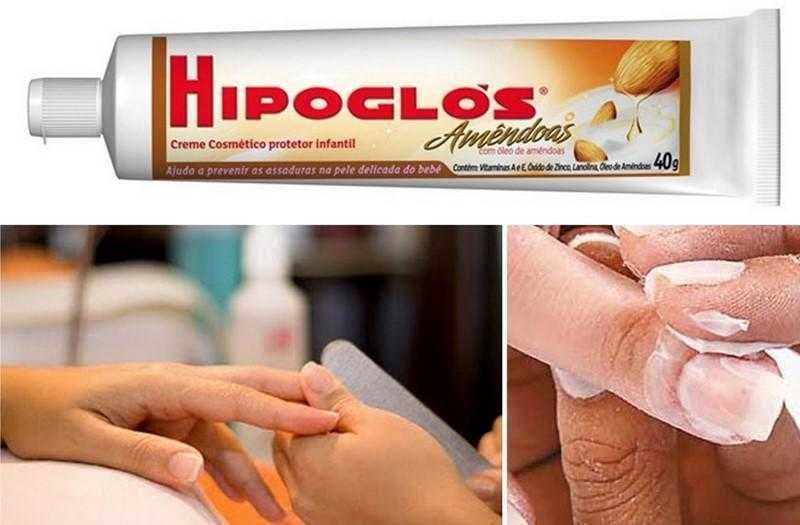 Hipoglós para hidratar as cutículas