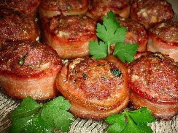 Medalhão de Carne moída com bacon