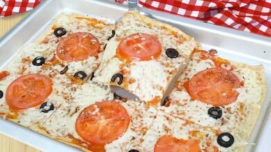 PIZZA DE TAPIOCA rápida, fácil, DELICIOSA e saudável