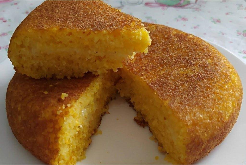 pão de cuscuz de frigideira