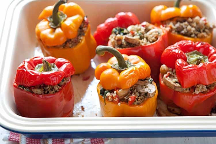 receita de pimentão recheado delicioso