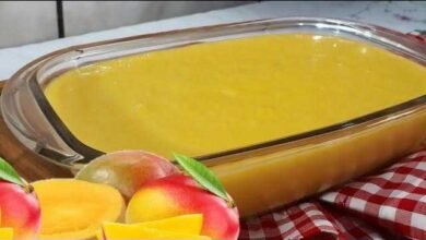 Receita de mousse de manga fácil