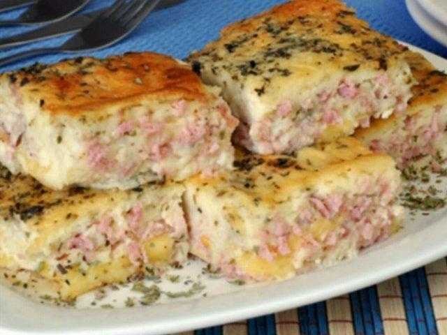 torta de presunto e queijo de liquidificador