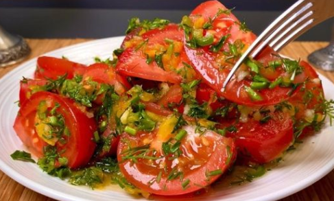 Salada Mágica De Tomate - Receita Rápido