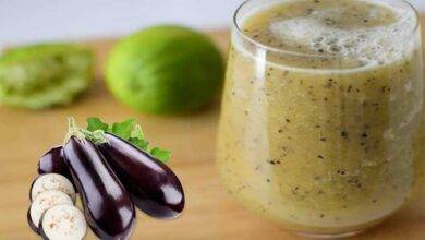 Suco de berinjela com limão: diminui o excesso de colesterol e triglicerídeos do organismo