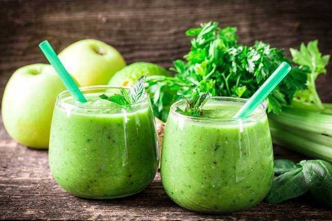 Suco verde para acabar com a enxaqueca