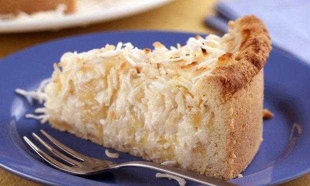 Torta cremosa de coco