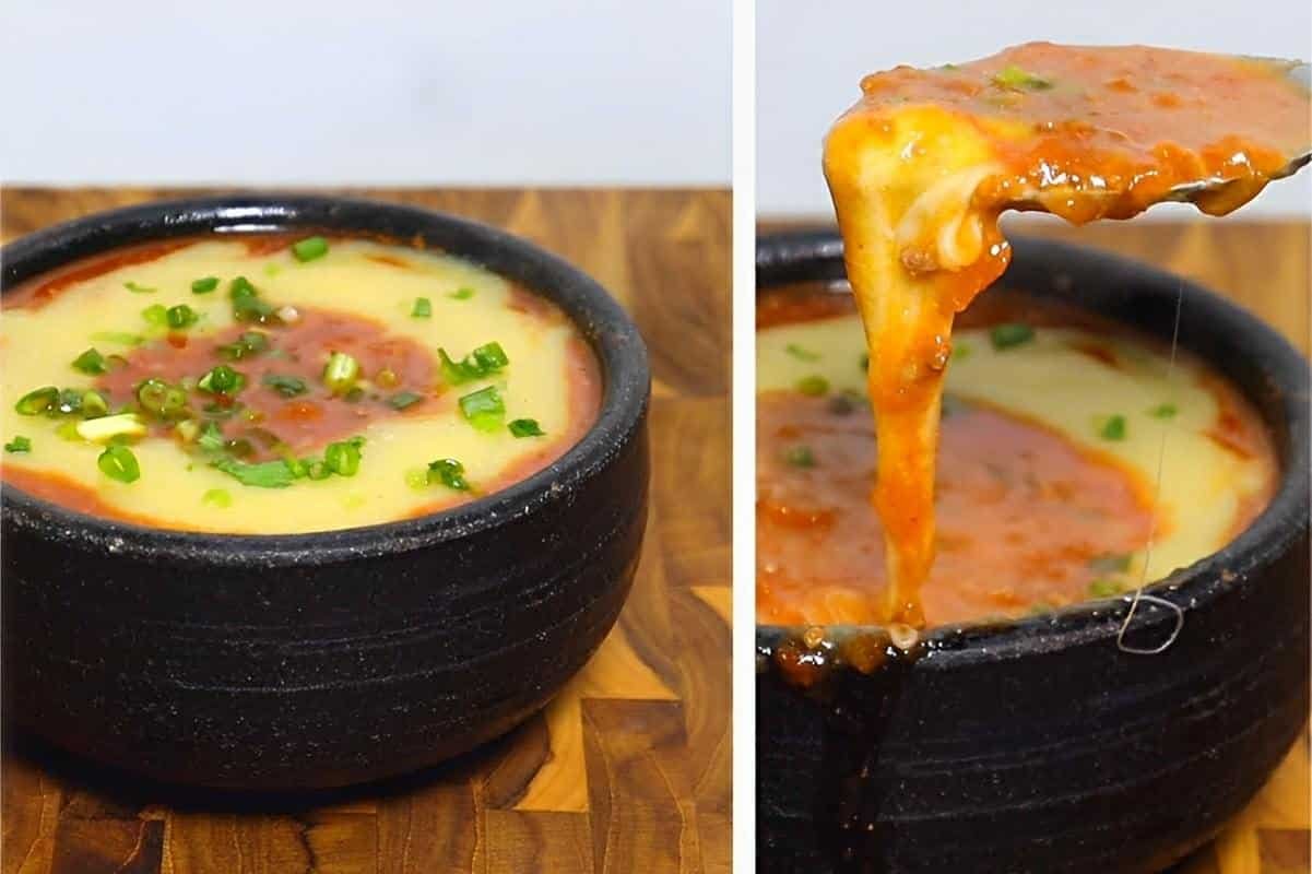 angu a baiana feito com molho a bolonhesa e mucarela Angu à baiana feito com molho à bolonhesa e muçarela muito simples e delicioso