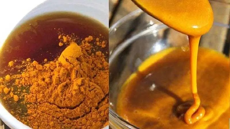 Anti-inflamatório caseiro de açafrão com mel