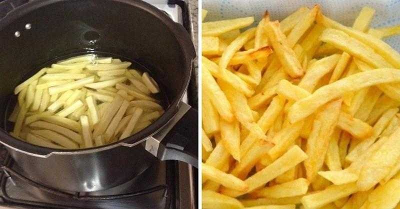 Batata Frita Feita na Panela de Pressão dd