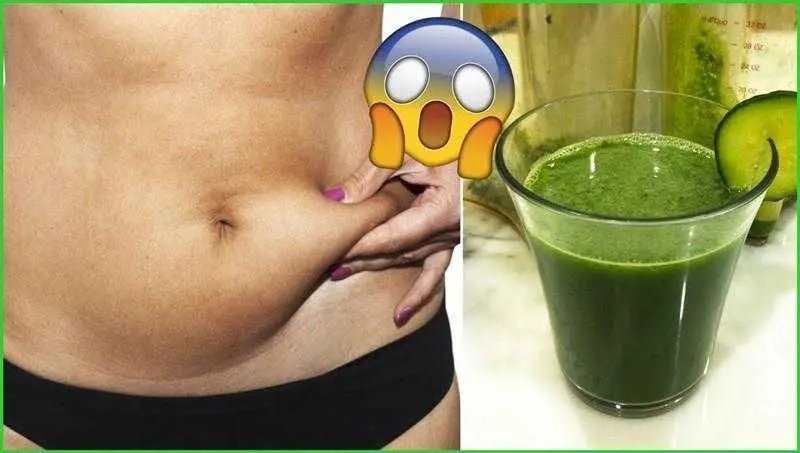 Bebida para secar a gordura abdominal em 2 semanas! Diz adeus aos “pneus” q