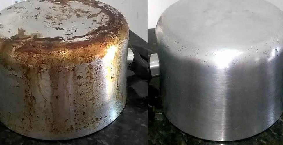 Como limpar panela de alumínio queimada