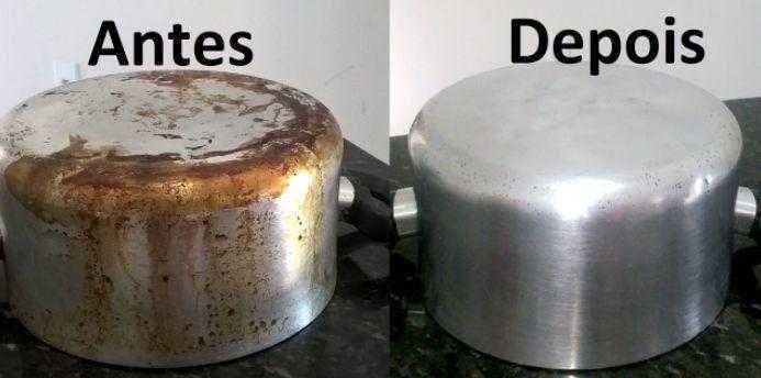 Como limpar panelas queimadas de gordura