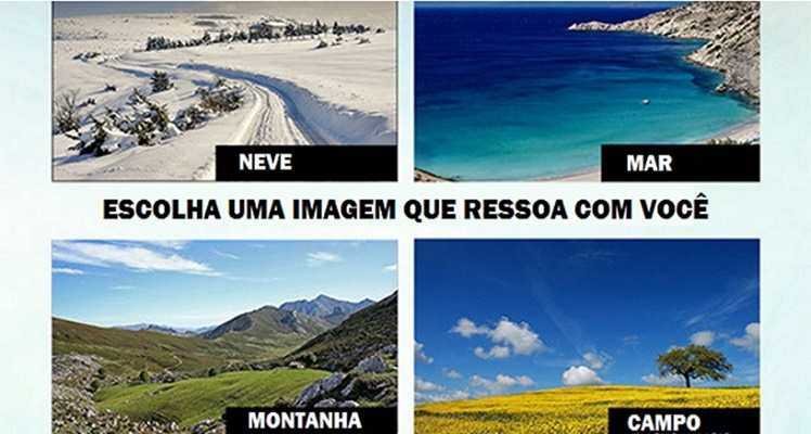 escolha uma imagem e descubra o que ela revela sobre
