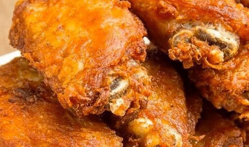 Frango assado tipo frito