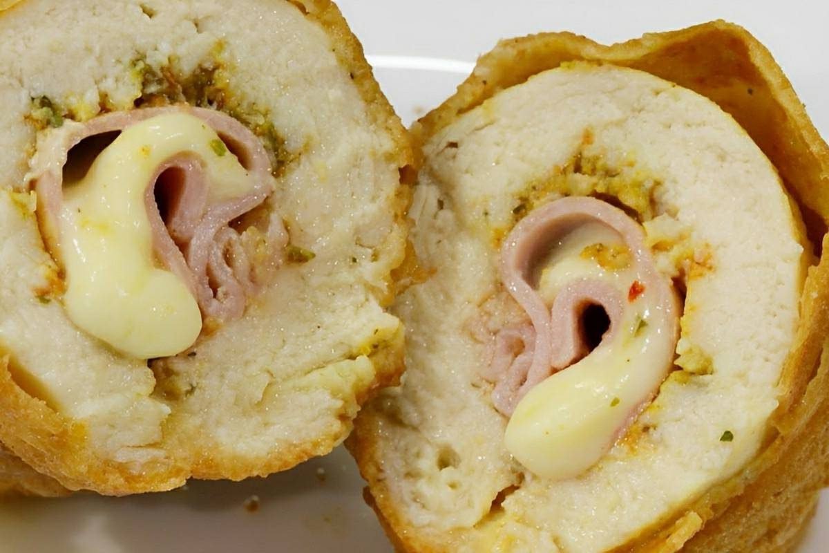 frango recheado com presunto e queijo uma receita economica Frango recheado com presunto e queijo uma receita econômica e deliciosa para o dia a dia