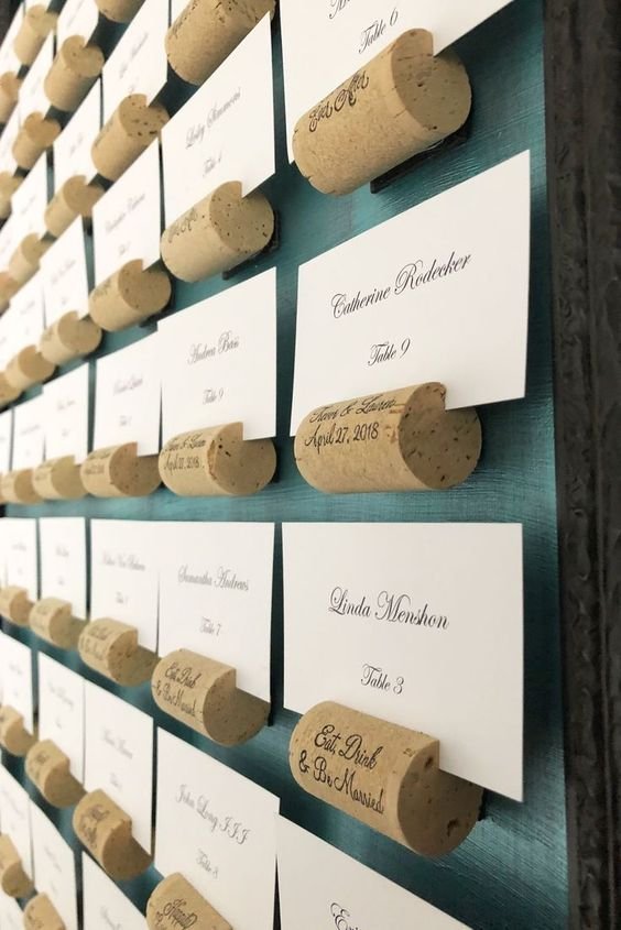 Lembrancinhas de casamento com rolha