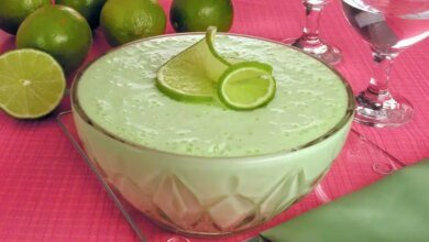 Mousse de limão de liquidificador