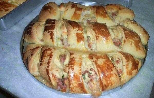 Pão Recheado de Liquidificador