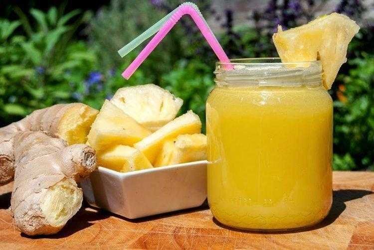 Suco de abacaxi e gengibre para acelerar o metabolismo