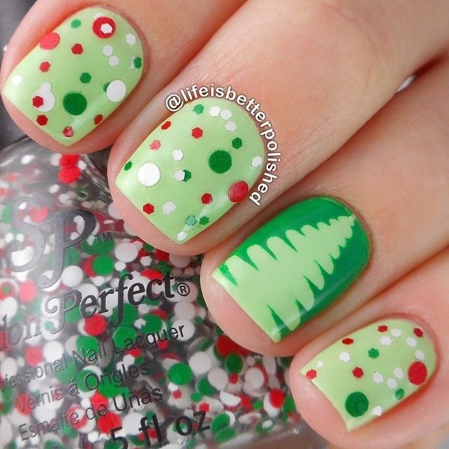 Unhas Decoradas para o Natal 