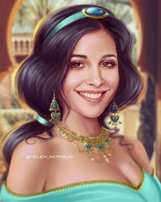 1558623005 977 Artista russa mostra como seriam algumas celebridades se fossem princesas