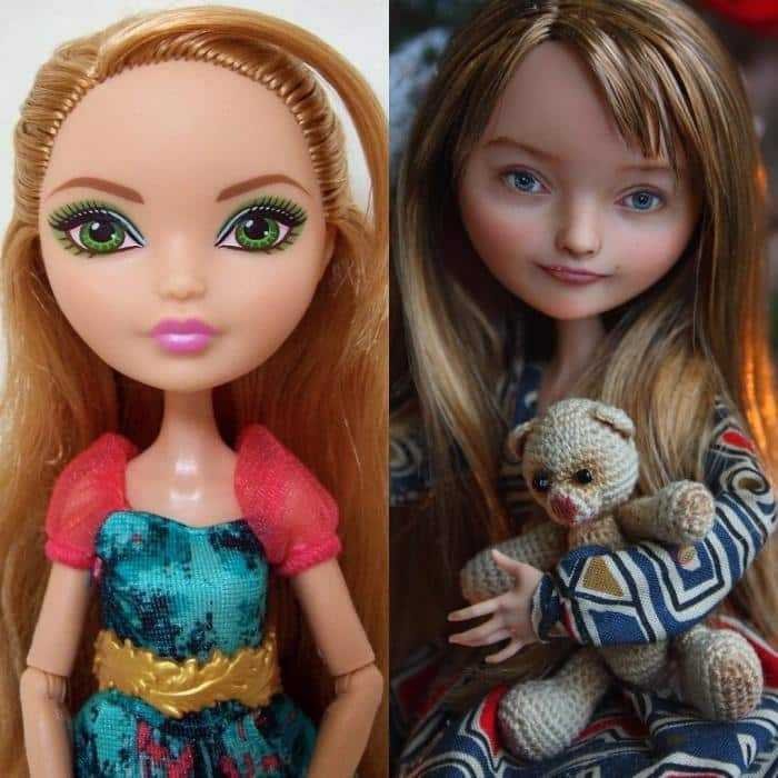 1596918537 168 Artista retira a maquiagem de bonecas e as recria com
