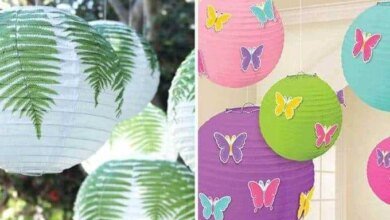 como decorar lanterna japonesa