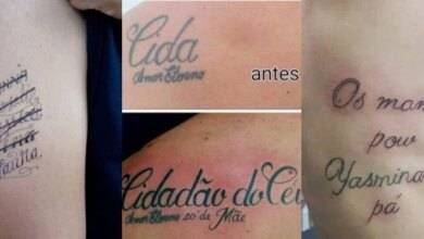 20 pessoas que foram criativas na hora de esconder a tatuagem que fizeram para o ex