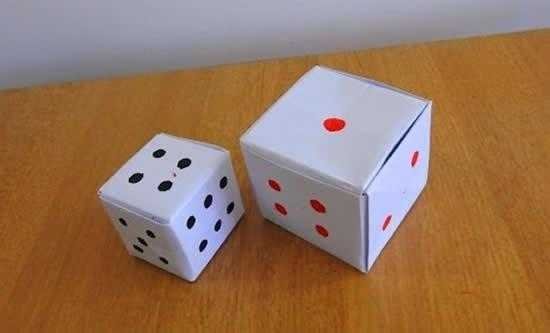 Dados de papel