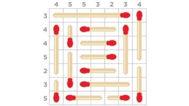 Desafio nível difícil: Quais as partes queimadas dos palitos de fósforos?