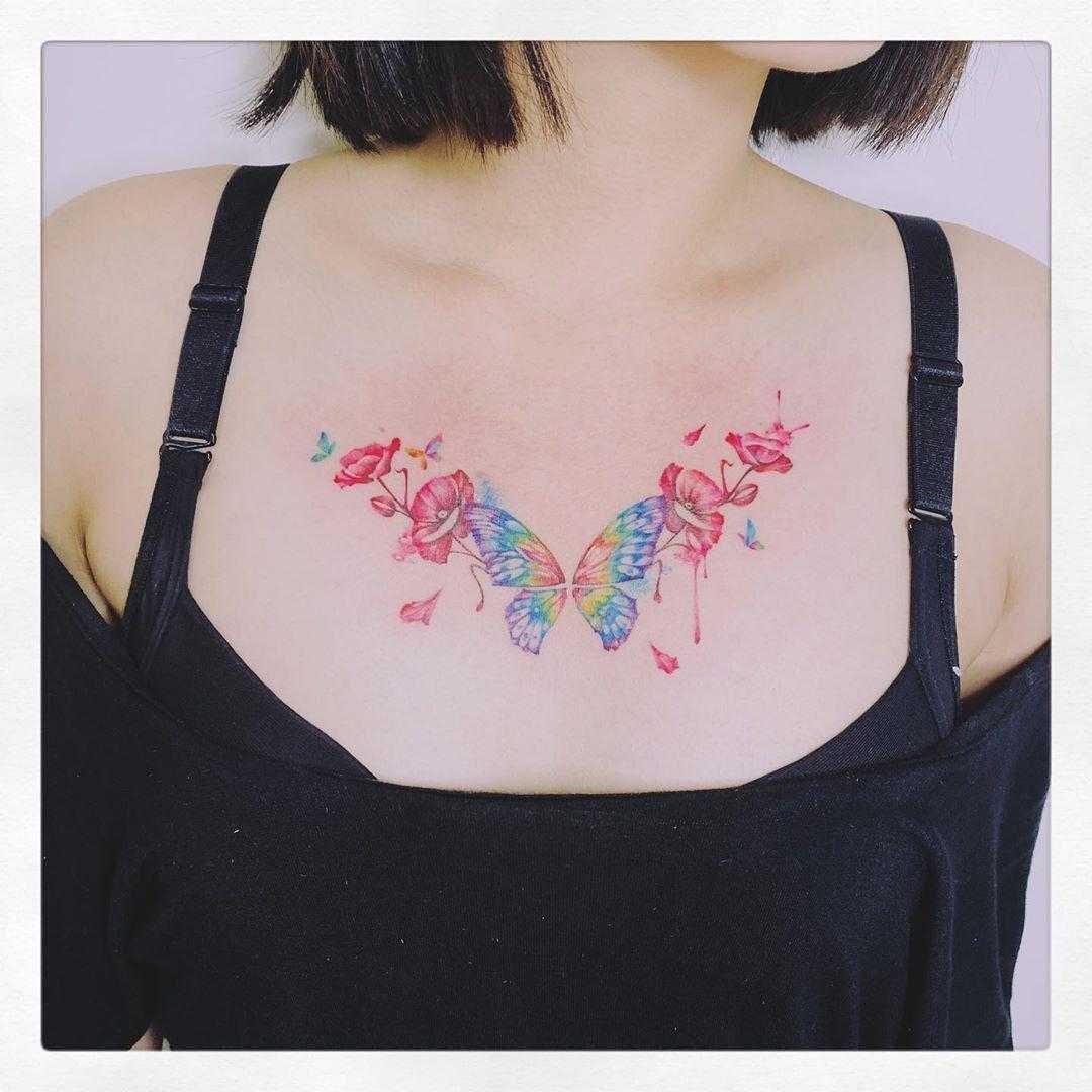 1594227086 111 70 opcoes de Tatuagem de Borboleta ideais para voce