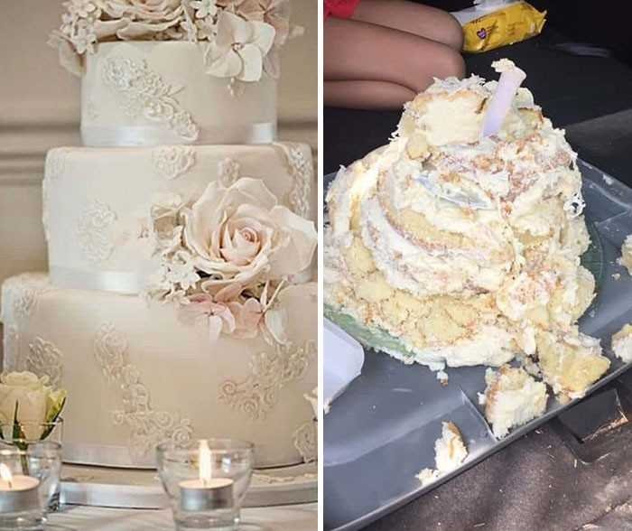 1625438150 294 23 Vezes em que os bolos de casamento nao atenderam