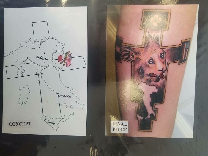 1655450364 84 30 tatuagens horrivelmente feitas que sao o orgulho desse grupo
