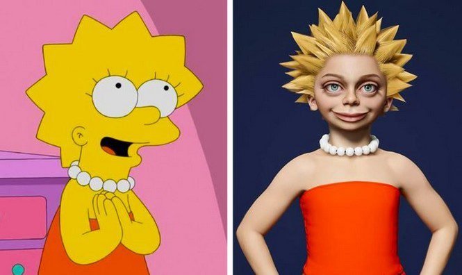 1649728825 440 Artista cria versao real de personagens de desenho animado e