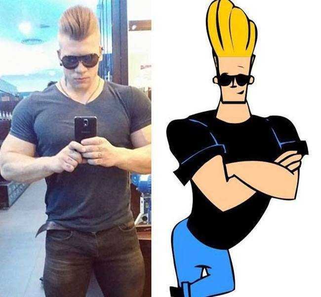 18 pessoas que se parecem muito com desenhos 9