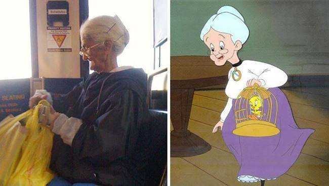 18 pessoas que se parecem muito com desenhos 10
