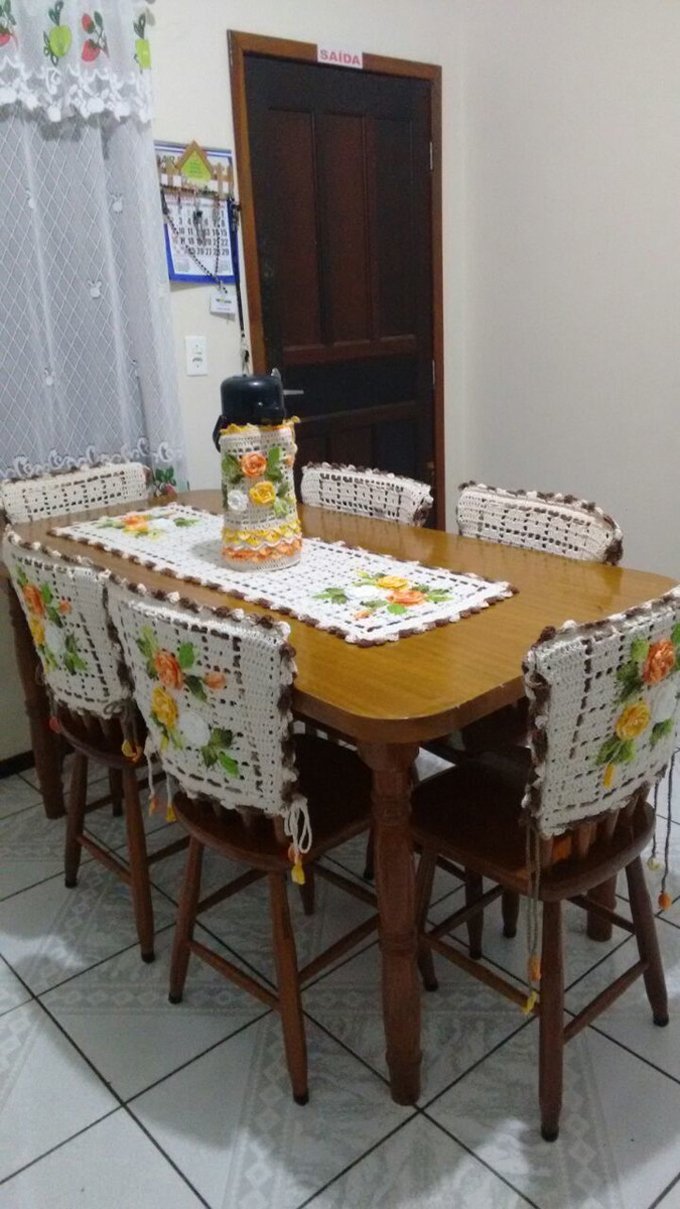 jogo de mesa em crochê jogo de mesa em crochê