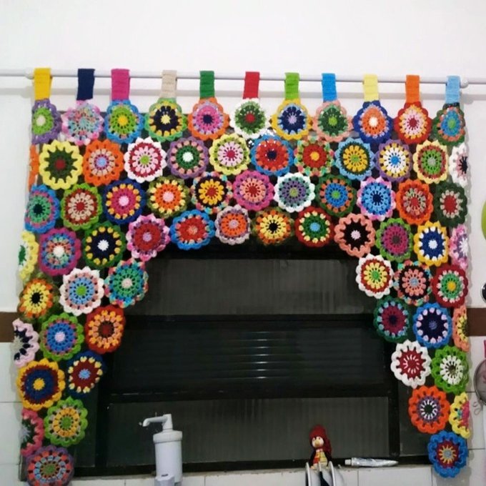cortininha em crochê cortininha em crochê