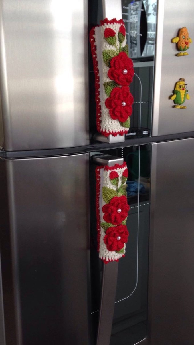 pegador de geladeira em crochê pegador de geladeira em crochê